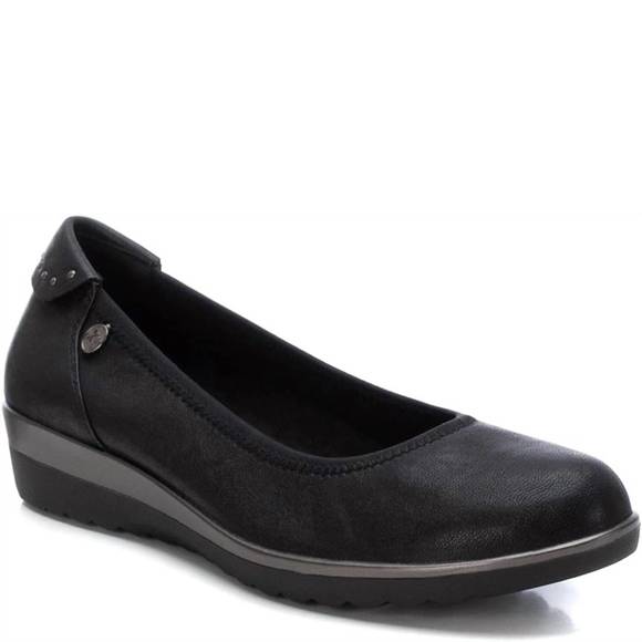 NEW XTI women's ballet flats shoes in black - Picture 1 of 4